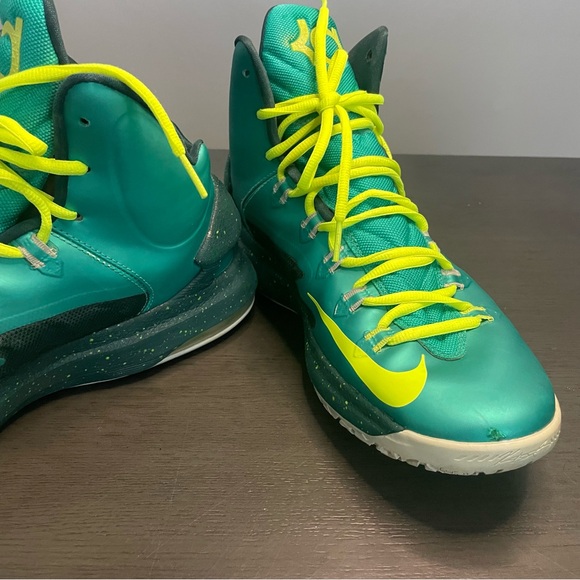 KD-5 Hulk Green Men's Basketball Shoes Nike Zoom Size 12 - Picture 9 of 13
